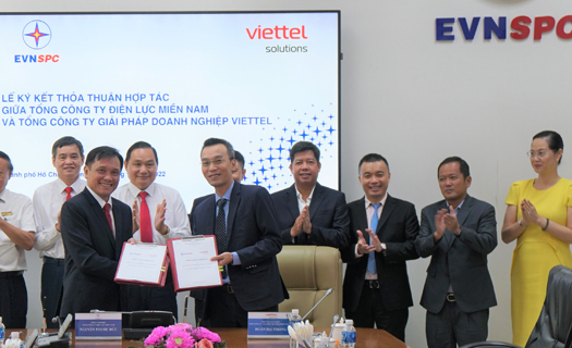 Viettel và EVN SPC hợp tác thúc đẩy chuyển đổi số cho ngành Điện tại miền Nam